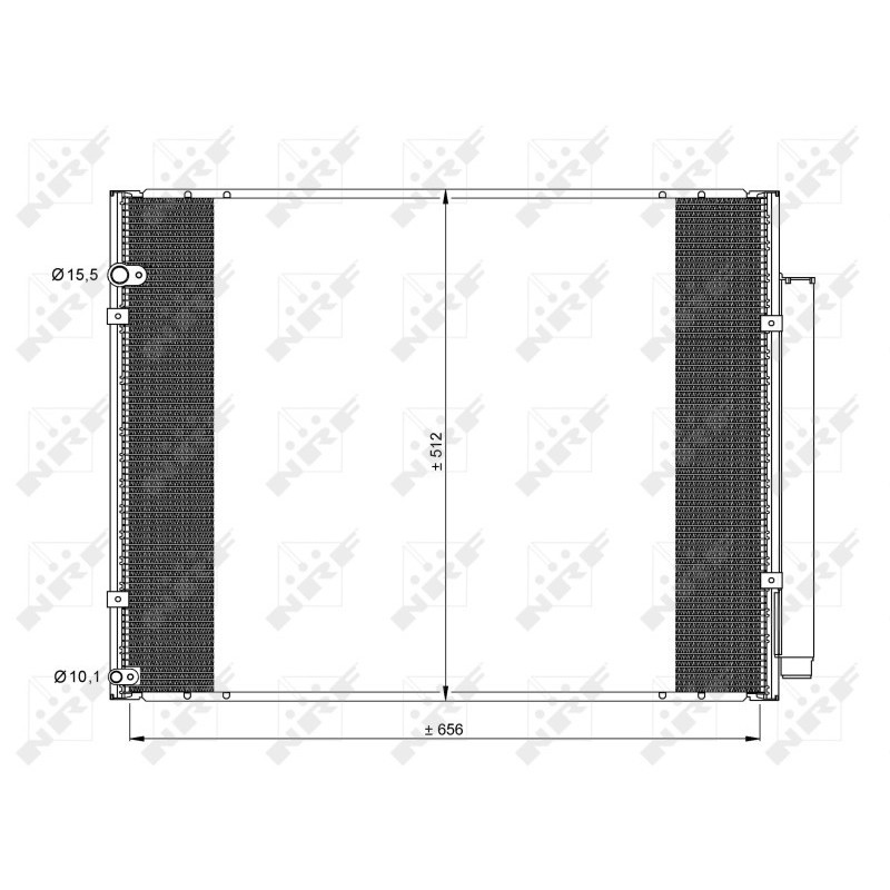 NRF 35857 Air conditioning condenser