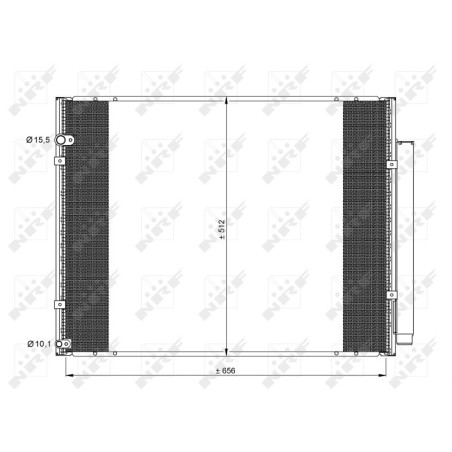 NRF 35857 Condensador de aire acondicionado