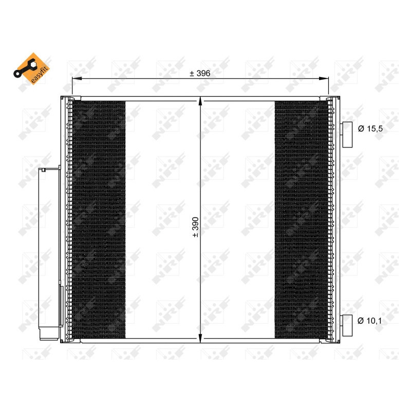 NRF 35859 Air conditioning condenser