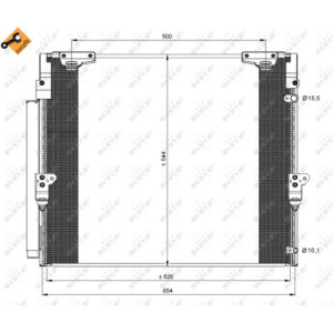 NRF 35862 Condensador de aire acondicionado