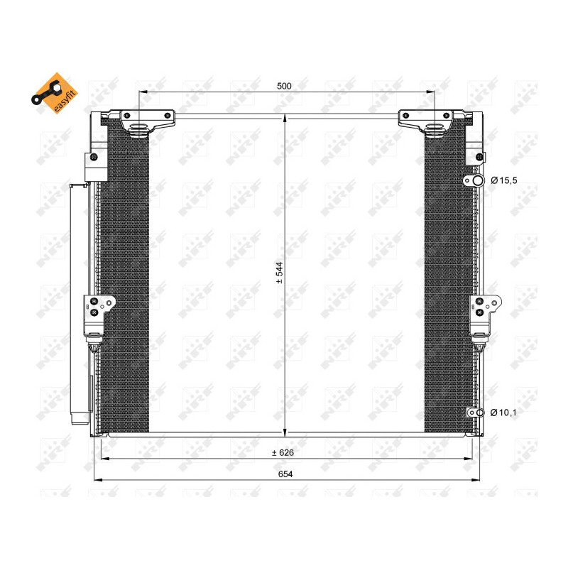 NRF 35862 Condensatore climatizzatore