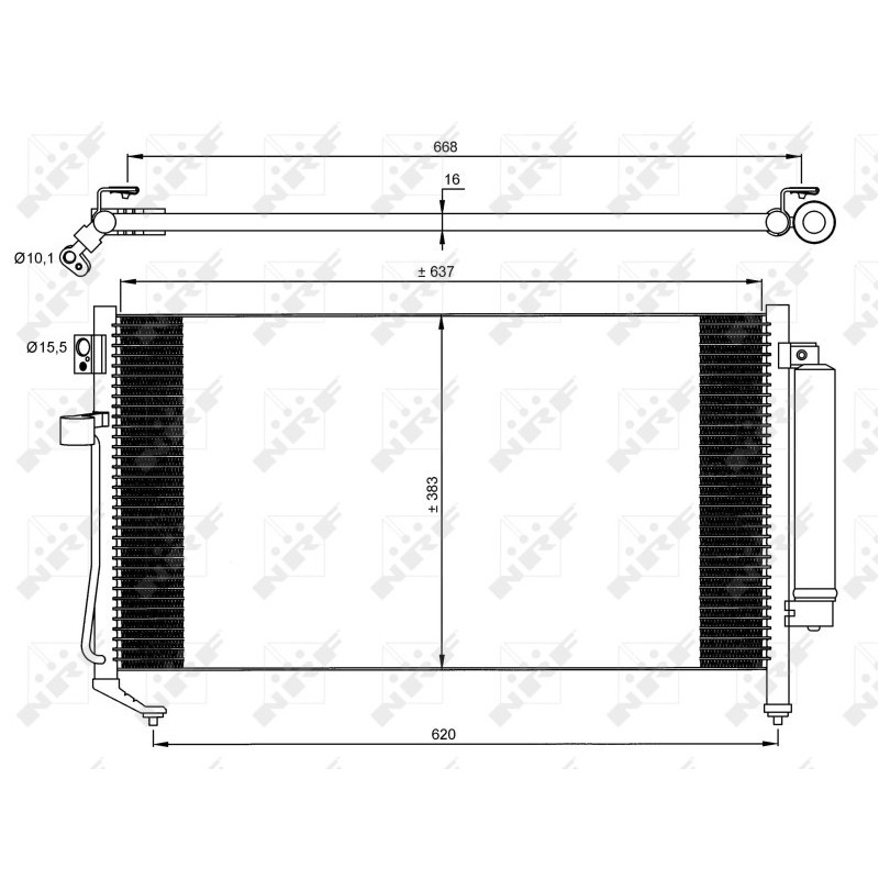 NRF 35869 Skraplacz klimatyzacji
