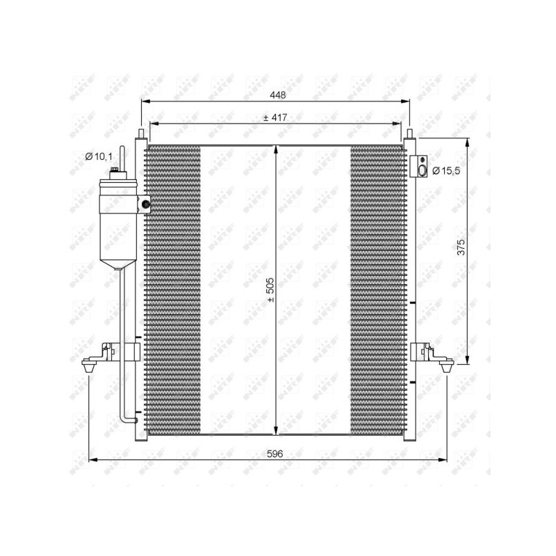 NRF 35871 Skraplacz klimatyzacji