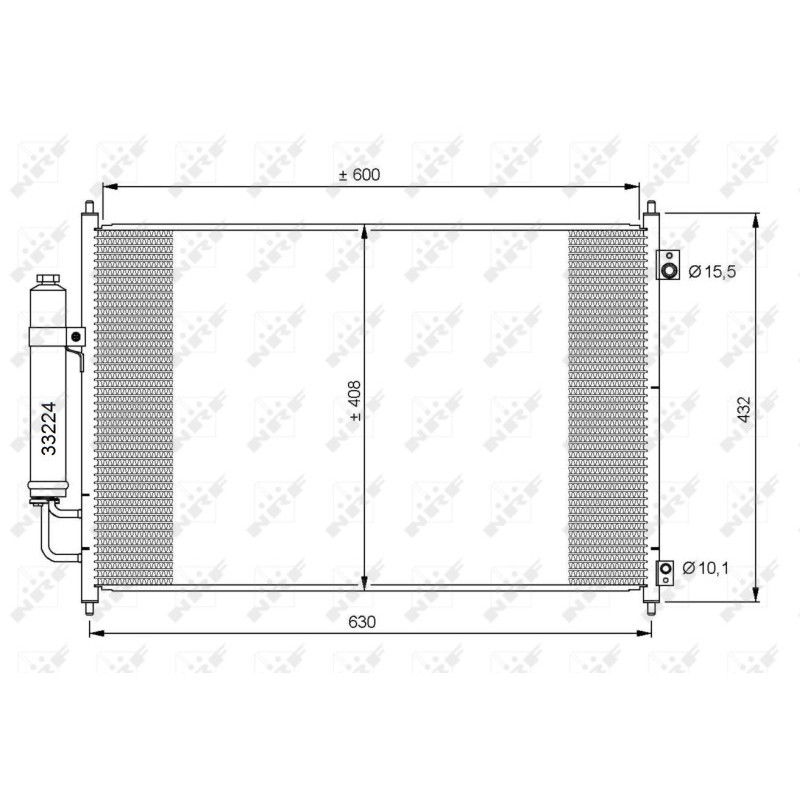 NRF 35873 Condensador de aire acondicionado
