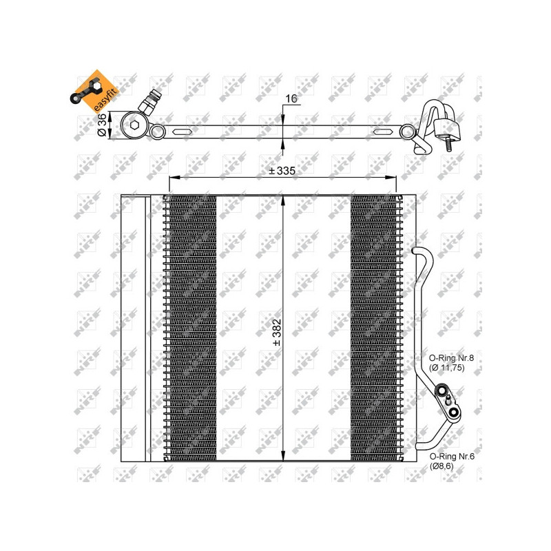 NRF 35874 Condenseur de climatisation