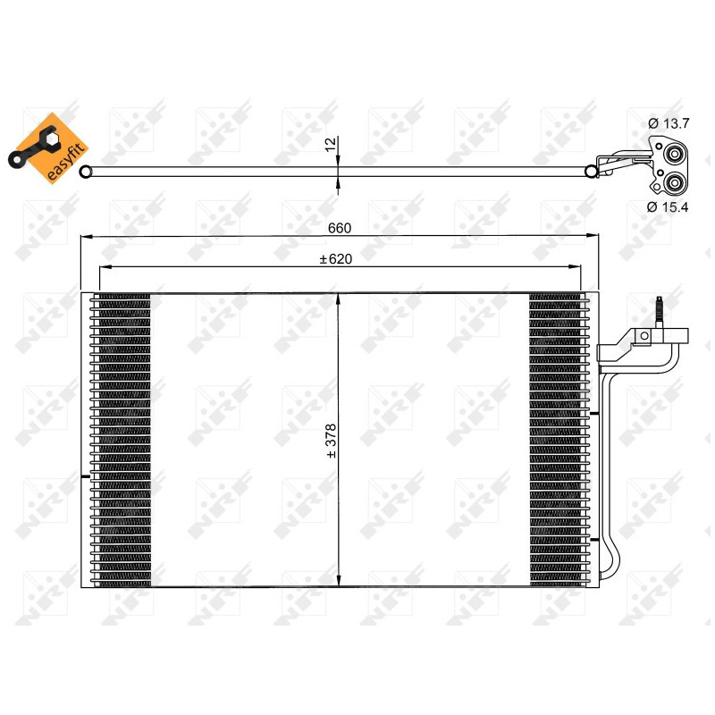 NRF 35882 Condenseur de climatisation