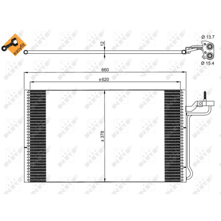NRF 35882 Skraplacz klimatyzacji