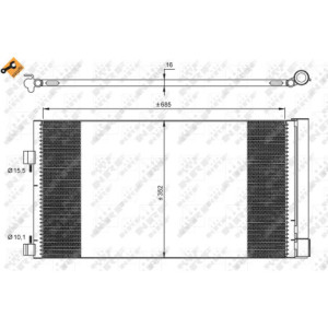 NRF 35890 Skraplacz klimatyzacji