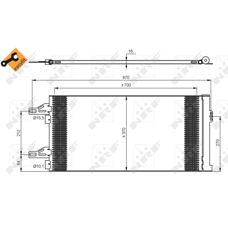 NRF 35895 Skraplacz klimatyzacji