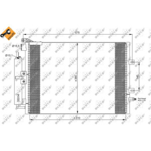 NRF 35897 Air conditioning condenser