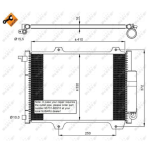 NRF 35907 Air conditioning condenser