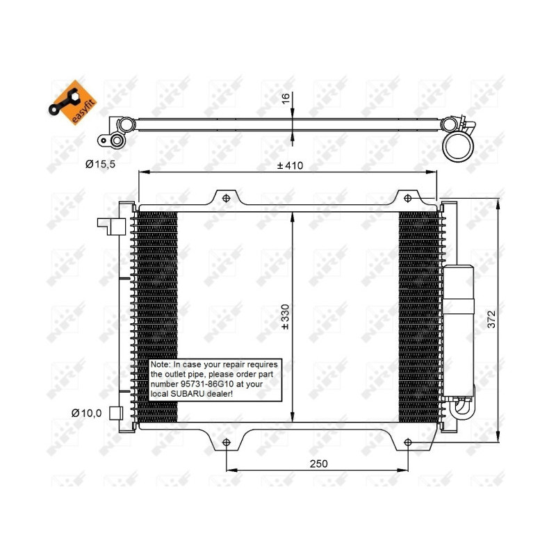 NRF 35907 Skraplacz klimatyzacji
