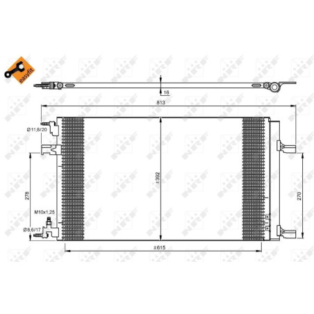 NRF 35919 Condensador de aire acondicionado
