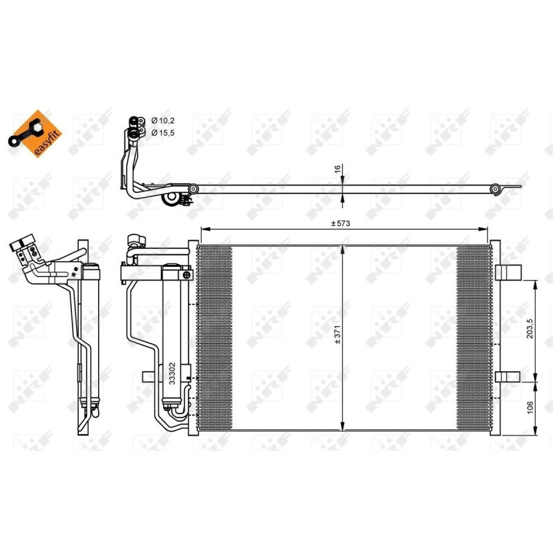 NRF 35922 Skraplacz klimatyzacji