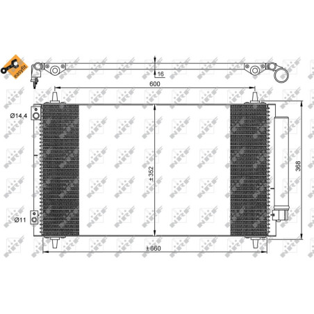 NRF 35935 Condensatore climatizzatore