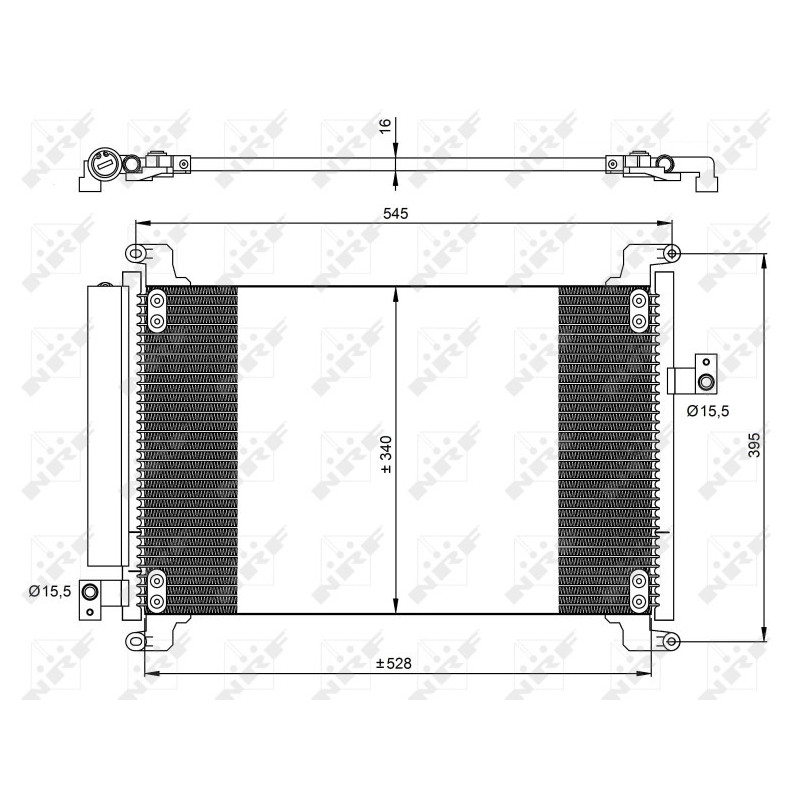 NRF 35941 Condensador de aire acondicionado