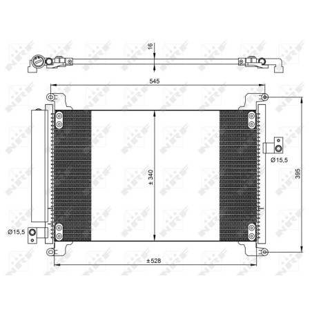 NRF 35941 Condensador de aire acondicionado