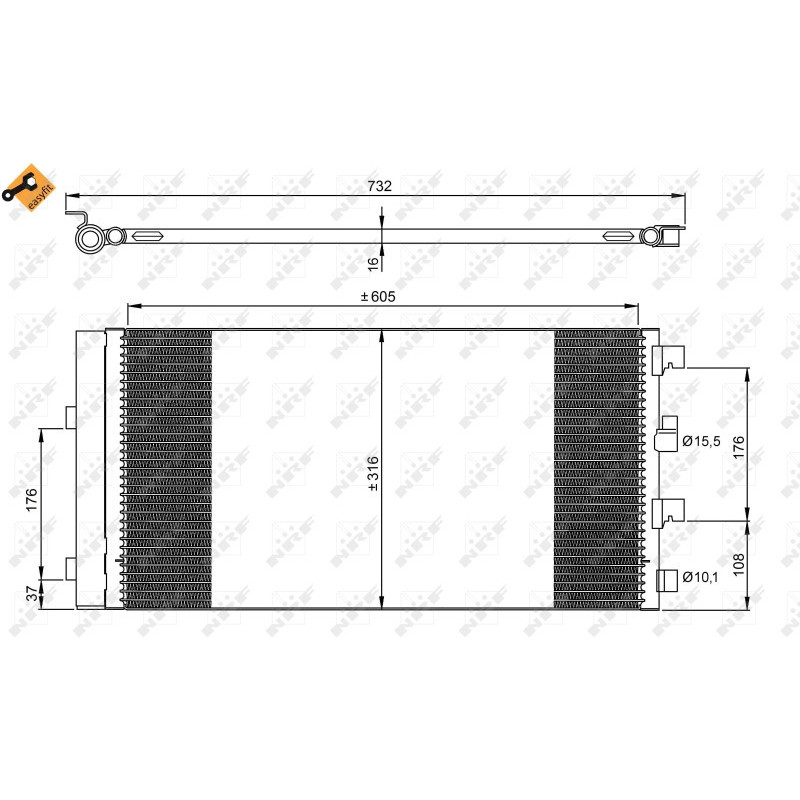 NRF 35969 Skraplacz klimatyzacji