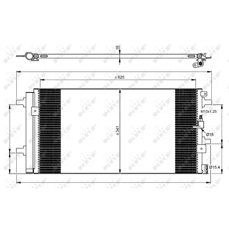 NRF 350060 Skraplacz klimatyzacji
