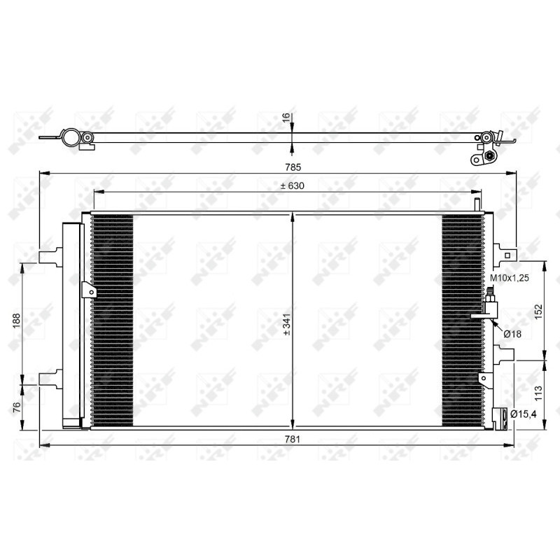 NRF 350069 Condensatore climatizzatore