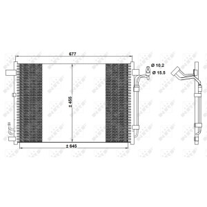 NRF 350094 Condensador de aire acondicionado
