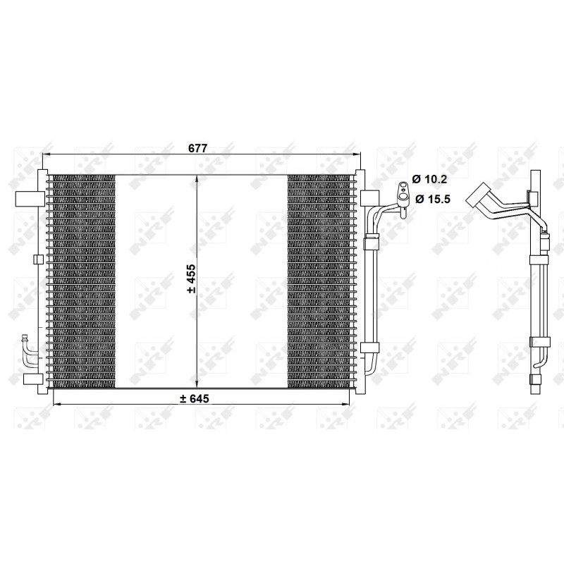 NRF 350094 Condensador de aire acondicionado