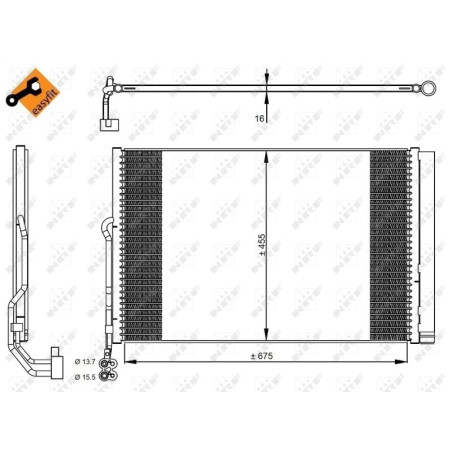 NRF 350324 Skraplacz klimatyzacji