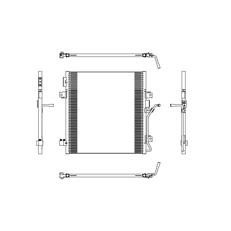 NRF 350188 Air conditioning condenser