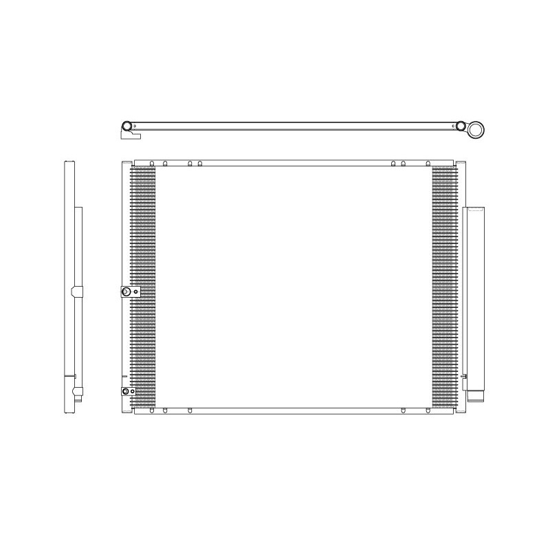 NRF 350276 Air conditioning condenser