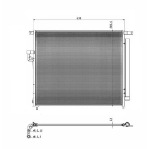 NRF 350425 Condensador de aire acondicionado