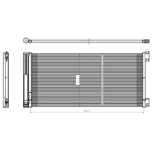 NRF 350429 Air conditioning condenser