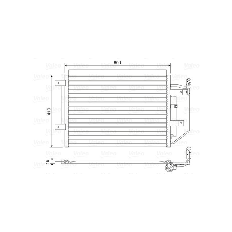 VALEO 822556 Condensador de aire acondicionado