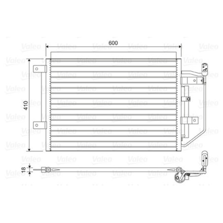 VALEO 822556 Skraplacz klimatyzacji