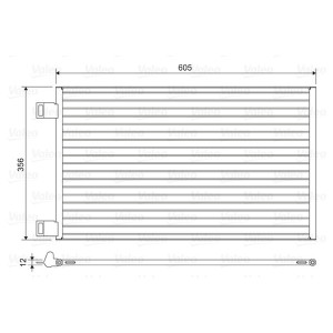 VALEO 822553 Skraplacz klimatyzacji