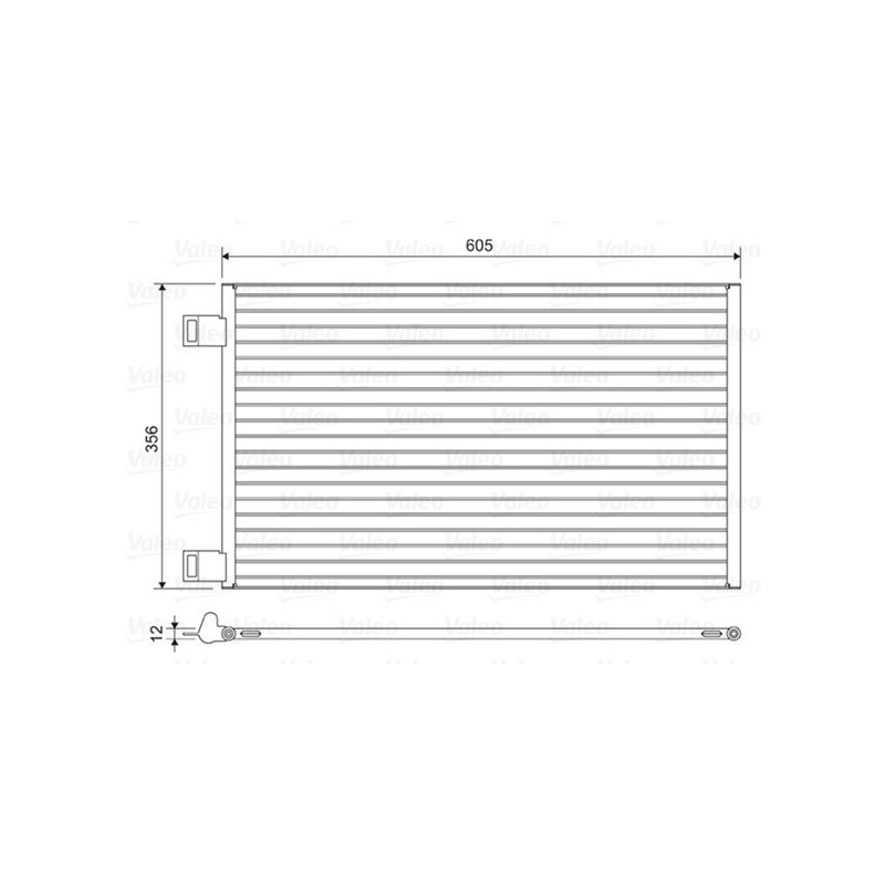 VALEO 822553 Skraplacz klimatyzacji