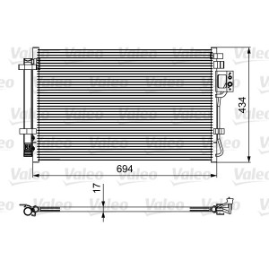 VALEO 814429 Klimakondensator