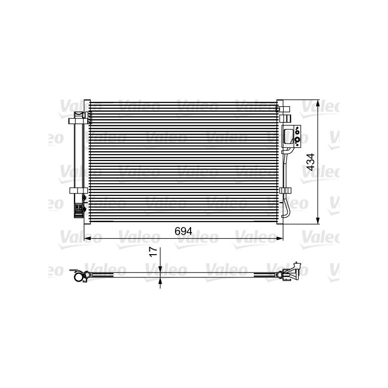 VALEO 814429 Skraplacz klimatyzacji