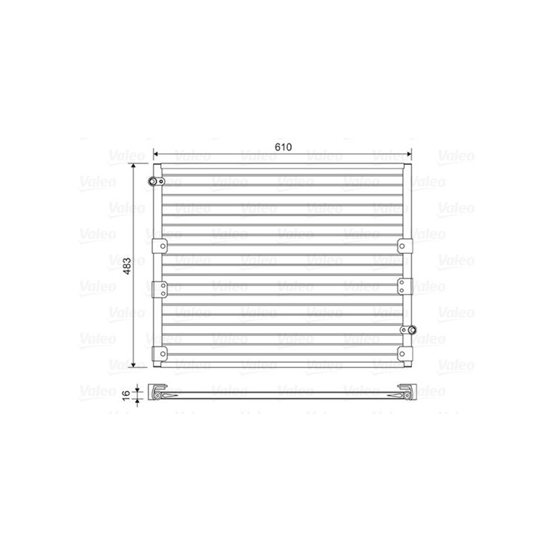 VALEO 814176 Skraplacz klimatyzacji