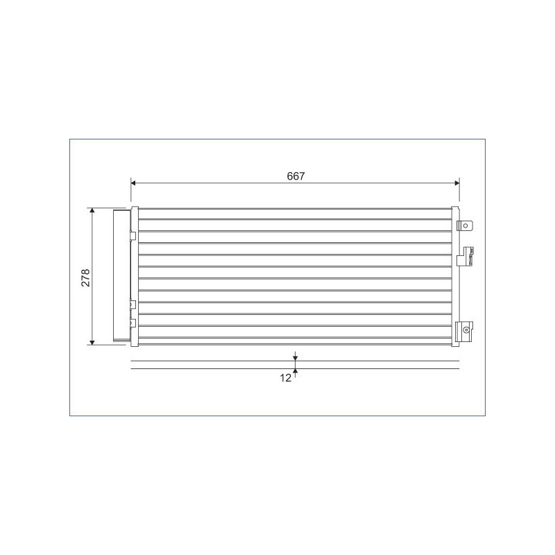 VALEO 822574 Skraplacz klimatyzacji