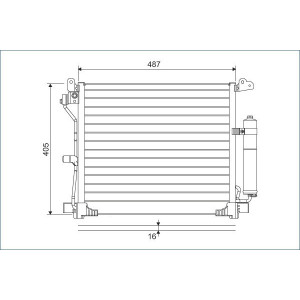 VALEO 822579 Skraplacz klimatyzacji