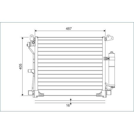 VALEO 822579 Skraplacz klimatyzacji