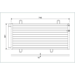 VALEO 822584 Condensador de aire acondicionado