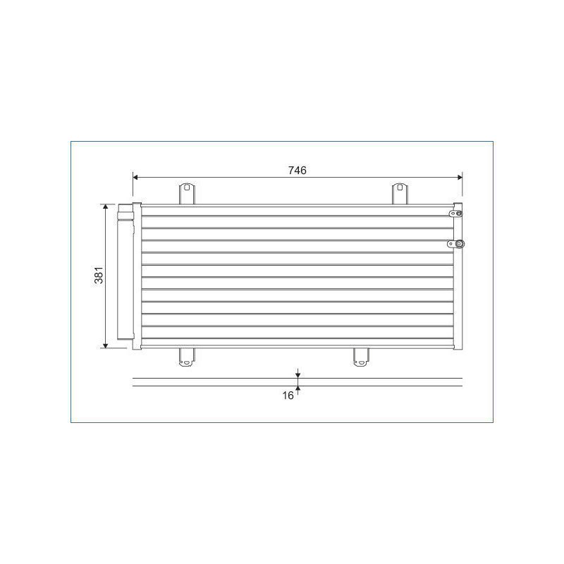 VALEO 822584 Skraplacz klimatyzacji