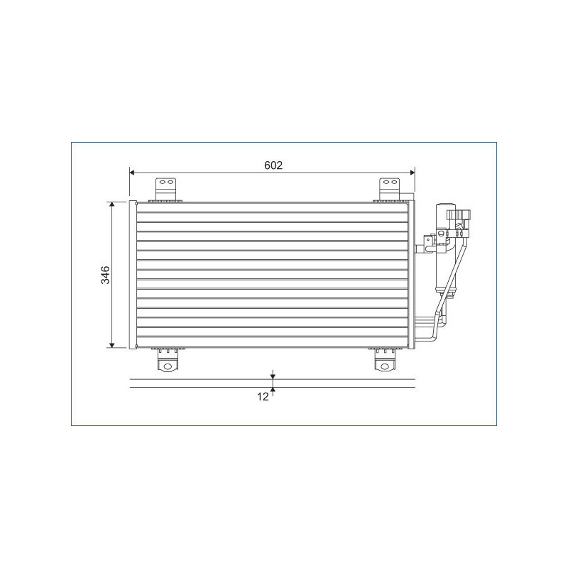 VALEO 822589 Condensador de aire acondicionado