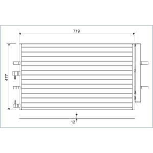 VALEO 822590 Skraplacz klimatyzacji