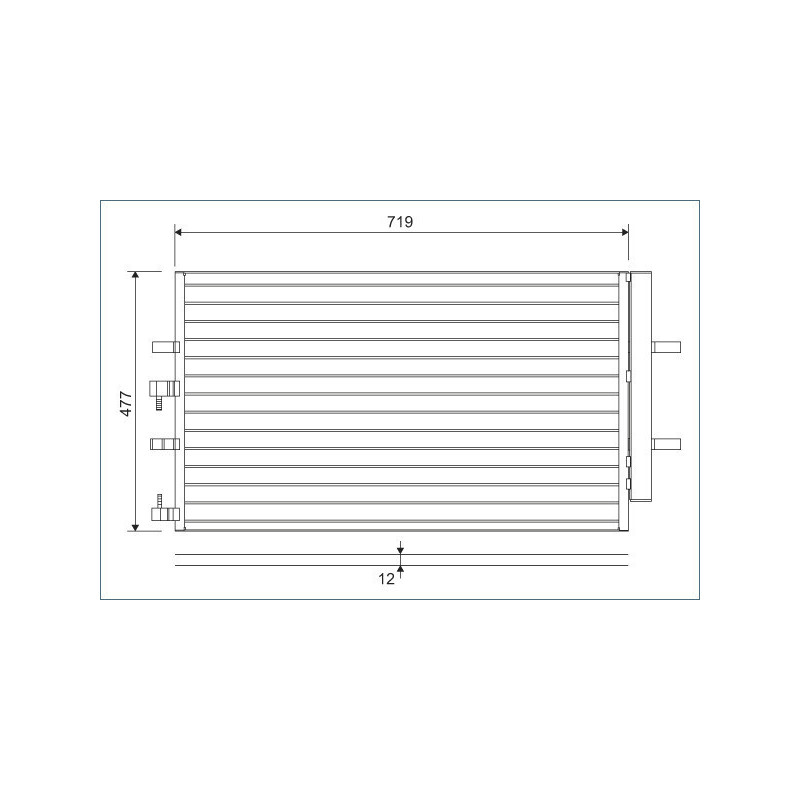 VALEO 822590 Condensador de aire acondicionado