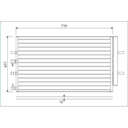 VALEO 822590 Condensatore climatizzatore