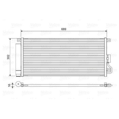 VALEO 822592 Condensatore climatizzatore