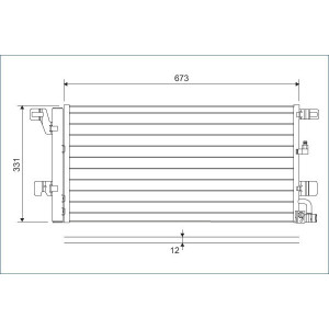 VALEO 822596 Skraplacz klimatyzacji