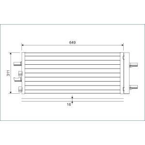 VALEO 822615 Klimakondensator